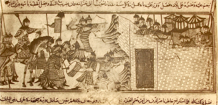 1000(ca.)-Mahmud-in Mongol dress-Conquers Quasdar in India.